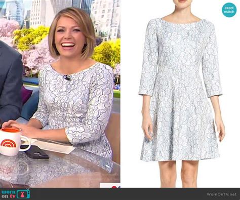 Style seen on screen. . Dylan dreyer floral dress today